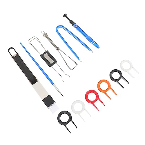 UKCOCO Tastenkappen-abzieher Für Computer Mit Bürste Reinigungstool Tastatur Schmierstift Für Leiterplatten Und Geräte Praktisch Und Einfach Zu Bedienen