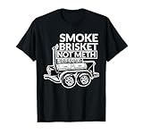 Funny Retro BBQ Smoking Meat Lover - Smoke Brisket Not Meth T-Shirt