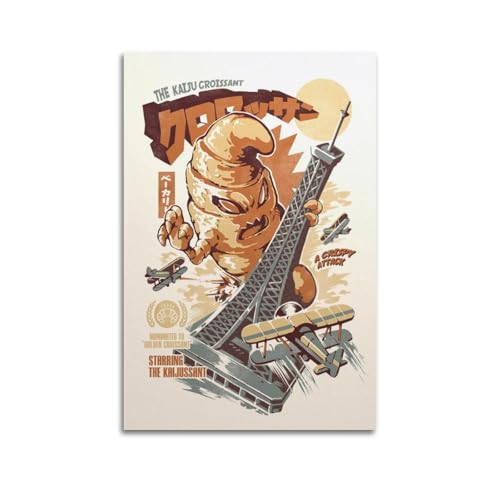 KFNICCE Póster decorativo de The Kaijussant para pared, lienzo y arte impreso, moderno, decoración de dormitorio familiar, 20 x 30 cm