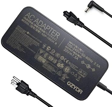 150W AC Adapter Charger 20V 7.5A for Asus ADP-150CH B A18-150P1A Rog G531GT G731GT FX505GT FX505DD FX505DU FX705GT FX705DD FX705DT FX705DU with Power Cord