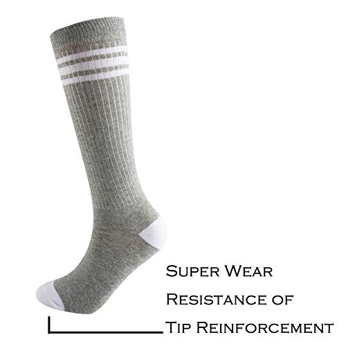 Knee High Tube Socks Comfortable and Breathable with Triple Stripes for Boys2
