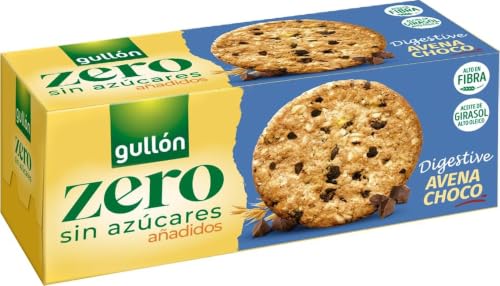 Digestive Avena Choco Galletas Gullón Zero Sin Azúcares 255g