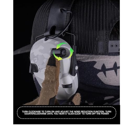 Cache-Oreilles de Protection pour tir électronique avec modulation sonore tactique