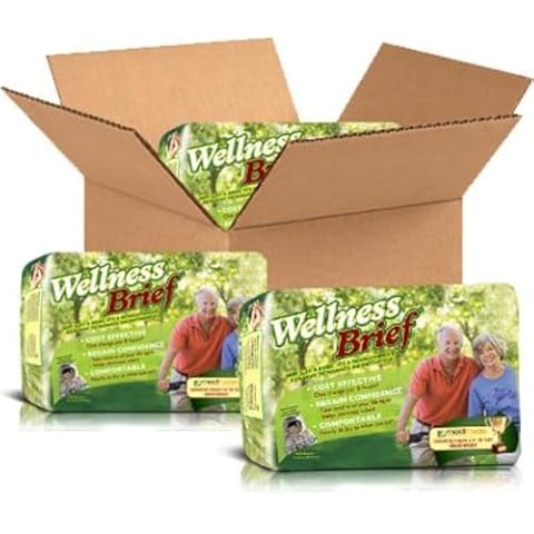 The Original Unique Wellness Brief, Size Medium (24"–36" Waist), 60 Count Cover