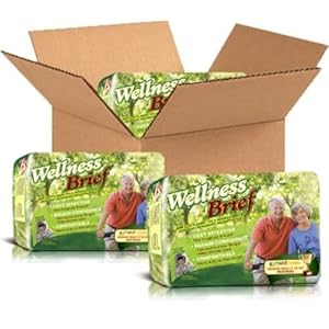 Unique Wellness Brief, Size Large (36″“46″ Waist), 60 Count