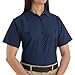 Red Kap Women's Standard Industrial Work Shirt, Navy, Medium