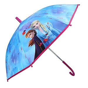 Vadobag VB27665 De ijskoningin paraplu, blauw 62 cm/72 cm