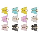 Alipis Charm Colgante de Mariposas 36 Unidades en Acrílico y Aleación para Accesorios de Bisutería y Fabricación de Dijes Color Aleatorio