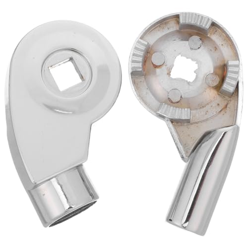 Pieza de conexión para rack de batería de aleación de aluminio, accesorios para soporte de platillos, diseño profesional resistente al desgaste, compatible con estándares de 8 mm y 19 mm miniatura 1