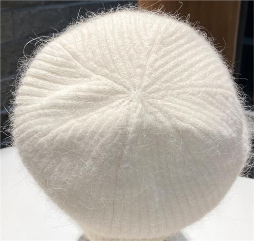 Bonnet slouch bonnets amples for l'hiver doux et chaud à revers tricot - 4