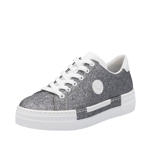 Basket femme Rieker N49w1, sneaker basse confortable et souple pour marche