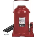 Strongway 50-Ton Hydraulic Bottle Jack with Welded Base