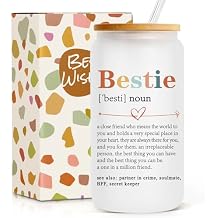 Frerdui Bestie Gifts for Women - Mothers Day Gift for Women Best Friend - Best Friend Birthday Gifts, Friendship Gift for Friends Female Bff - 16oz Coffee Cup