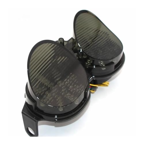 Feu arrière de moto LED transparent 12V clignotant stop intégré YZF R6 01-02