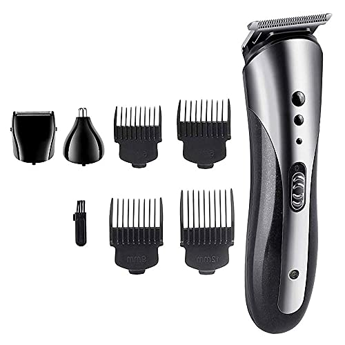 KEMEI Men's 3 in 1 Multi-functional Electric Hair Clippers Rechargeable Cordless Styling Tools Shaving Machine, Electric Razor Beard Trimmer, Hair Razor Nose Trimmers Cutter