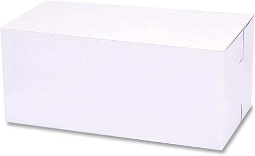 Southern Champion Tray Cajas de panadería blancas estándar 9x5x4, 250 unidades