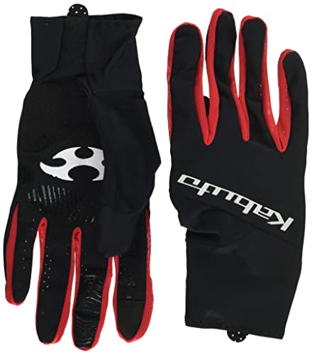 オージーケーカブト(OGK KABUTO) 自転車 サイクリンググローブ PRG-7 ブラックレッド サイズ:XL (手のひら周り215-225mm/手長200-210mm)
