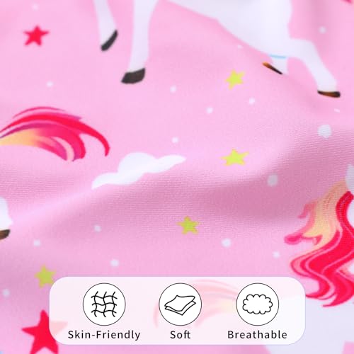 Image of YOUNGER TREE Toddler Baby Girls Summer Swimsuit Sleeveless Striped Swimwear Two-Piece Suit Beach Bikini