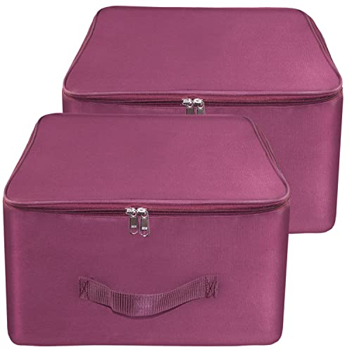 Storite 2 Pack Nylon Wardrobe Bag Underbed Moisture Proof Cloth Storage