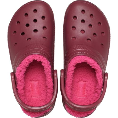 Image of Crocs Unisex-Adult 205324-643 Classic Lined Graphic Ii Clog Black Size:, Beetroot, 7 US Men / 9 US Women