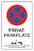 Produktbild [2239f] Schild Parkverbot, Halteverbot, Privatparkplatz, Hochkant, 3 mm Alu-Verbund (300 x 200 mm)