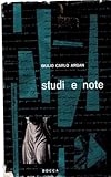  Studi e note.