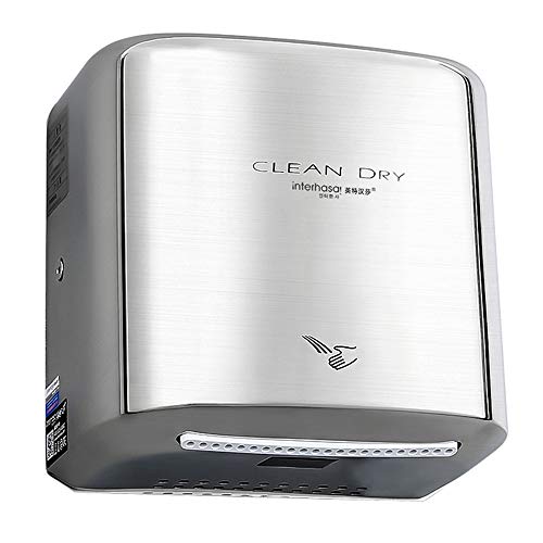 interhasa! Commercial Hand Dryer for Bathrooms Commercial,1000W Automatic High Speed Electric Hand Dryer