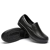 CHUUMEE Non Slip Oil Resistant Waterproof Safety Work Shoes Kitchen Shoes for Men Nursing Shoes Men