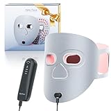 Masque Luminothérapie Visage Gris Hello Face – Soin LED Professionnel à...