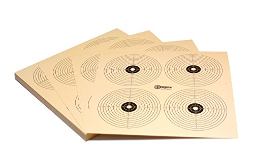 Cibles Target X4R en carton chamois de 26 x 26 cm pour entraînement