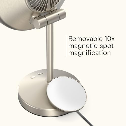 Conair Vanity Mirror with Lights, Adjustable Fan & Brightness, Round - image 5