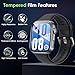 Suttkue Compatible for HUAWEI Watch Fit 4 screen protector, Anti-Scratch 3D Full Screen Coverage flim, Case Friendly, HD Ultra, 4 PACK