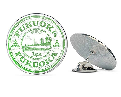Fukuoka Japan Round Metal 0.75