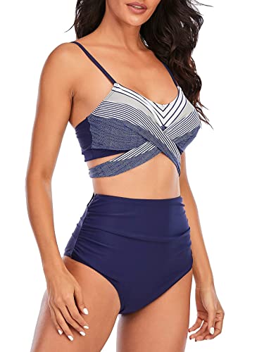 American Trends Womens High Waisted Bikini Swimsuits Push Up Bikini Sets Sexy Bathing Suits Two Piece Swimsuit2