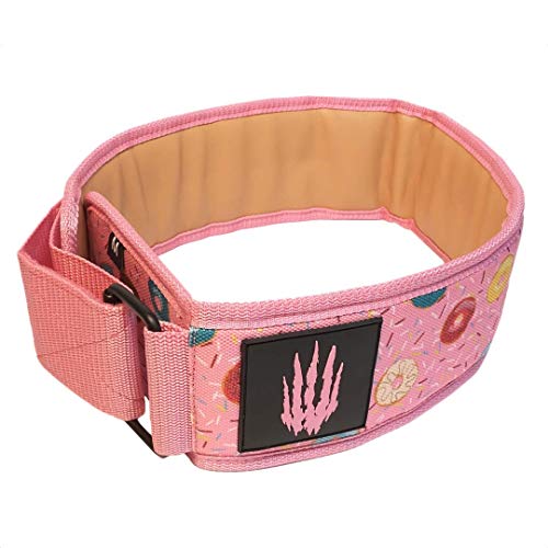 Bear KompleX Premium Leather APEX Weightlifting Belt, Abdominal & Back Support, Powerlifting, Squats, Crossfit, and Weight Training, Low Profile Fasteners
