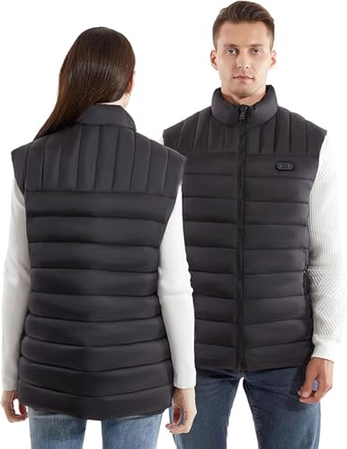 Chaleco calefactable con 3 niveles de calor ajustable talla M ligero para invierno 4