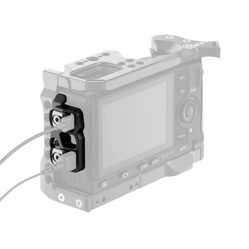 8Sinn 8-HDMICC-8-SFPLC Compatible with Sigma FP/FP L, HDMI and USB-C Cable Clamp, Black