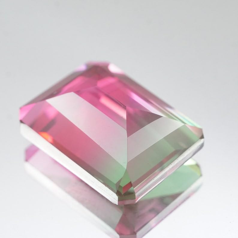 Tourmaline pour fabrication de bijoux bague pendentif collier rectangle - 4