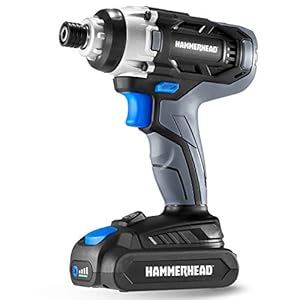 Hammerhead 20V 1/4 Inch Cordless Impact Driver Kit with 1.5Ah Battery and Charger – HCID201