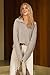 Arach&Cloz Women Sweater 2026 Wool Blend Spring Fashion Clothes Oversized Pullover Winter Clothing Quarter Half Zip Lapel V Neck Long Sleeve Dressy Tops Business Casual Trendy Outfits Apricot S