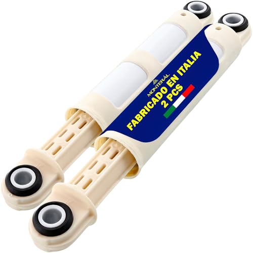 2 Piezas Amortiguador Lavadora 215 mm - 300 mm 80N con Código Original 132255301 1322553015 para Electrolux - FABRICADO EN ITALIA - Garantía de 10 Años - MONTERAL