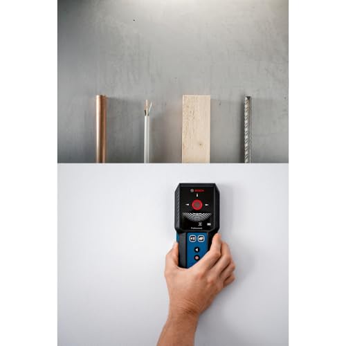 BOSCH GMS120-27 Wall Scanner and Stud Finder, Detects Wood, Metal, and Live Wires Behind Your Wall - Includes 2 AA Batteries and Pouch - Image 4