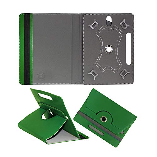Image of Fastway Rotating Leather Flip Case for Lenovo TAB 4 8 TB-8504X Tablet Cover Stand Black (Green)