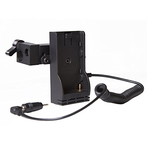 Image of Ikan BMC-PWR-2RD-E6 Black Magic Cinema Over Dual Rod DV Power Kit for Canon E6 (Black)