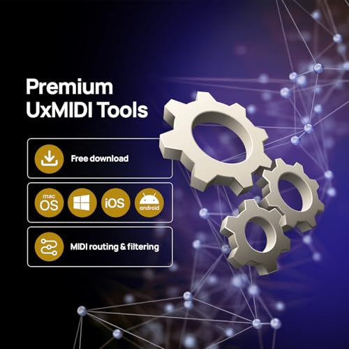 Image of CME U4MIDI WC 2-in-2-out MIDI Interface | Router, Filter, Mapper, Optional WIDI Bluetooth MIDI, Standalone 9V Power Mode, Perfect for Guitarists and Pedalboards