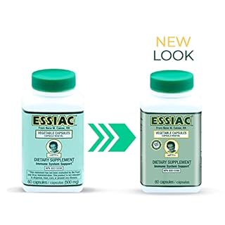 ESSIAC Tea All-Natural Herbal Extract Capsules – 60 Capsules | Powerful Antioxidant Blend to Help Promote Overall Health & Well-Being | Original Formula Since 1922