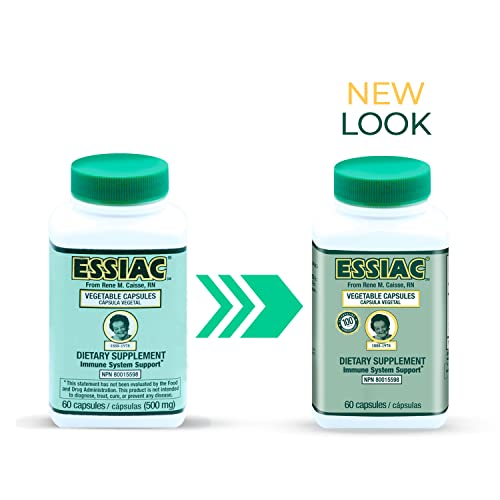 Essiac All-Natural Herbal Extract Capsules – 60 Capsules | Powerful Antioxidant Blend To Help Promote Overall Health & Well-Being | Original Formula Since 1922 #TOP1