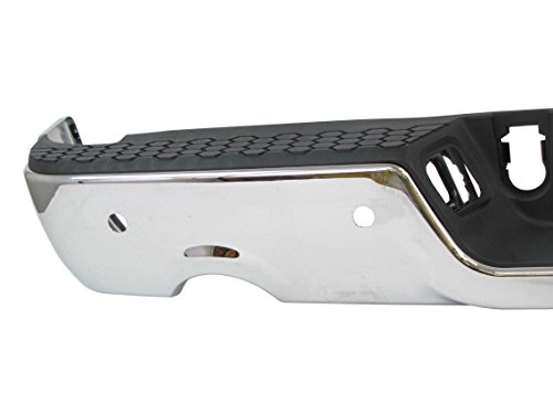 2009-2013 Dodge Ram Pickup 1500 Rear Step Bumper Chrome Assy (W/Sensor Hole, W/Dual Exhaust Cut-Outs) Ch1103119 #TOP3