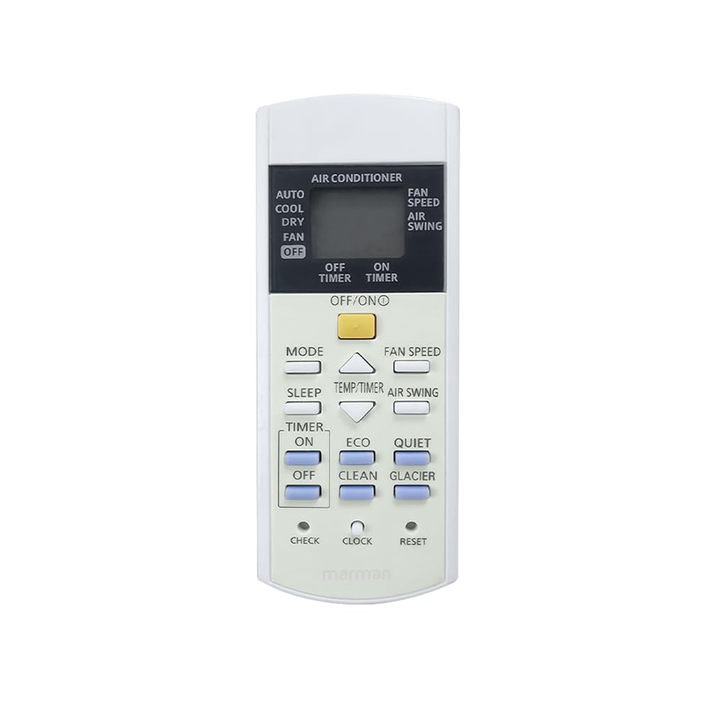 marman® Compatible with Panasonic AC Remote Control Model 29E Suitable for 1 | 1.5 | 2 Ton Split and Window Air Conditioner - Match Remote Key by Key with Existing Remote Control-image-3