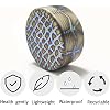 Titanium Waterproof Pill Case EDC Urgency Capsule Case Pocket Metal Box Camping Tiny Case, Blue